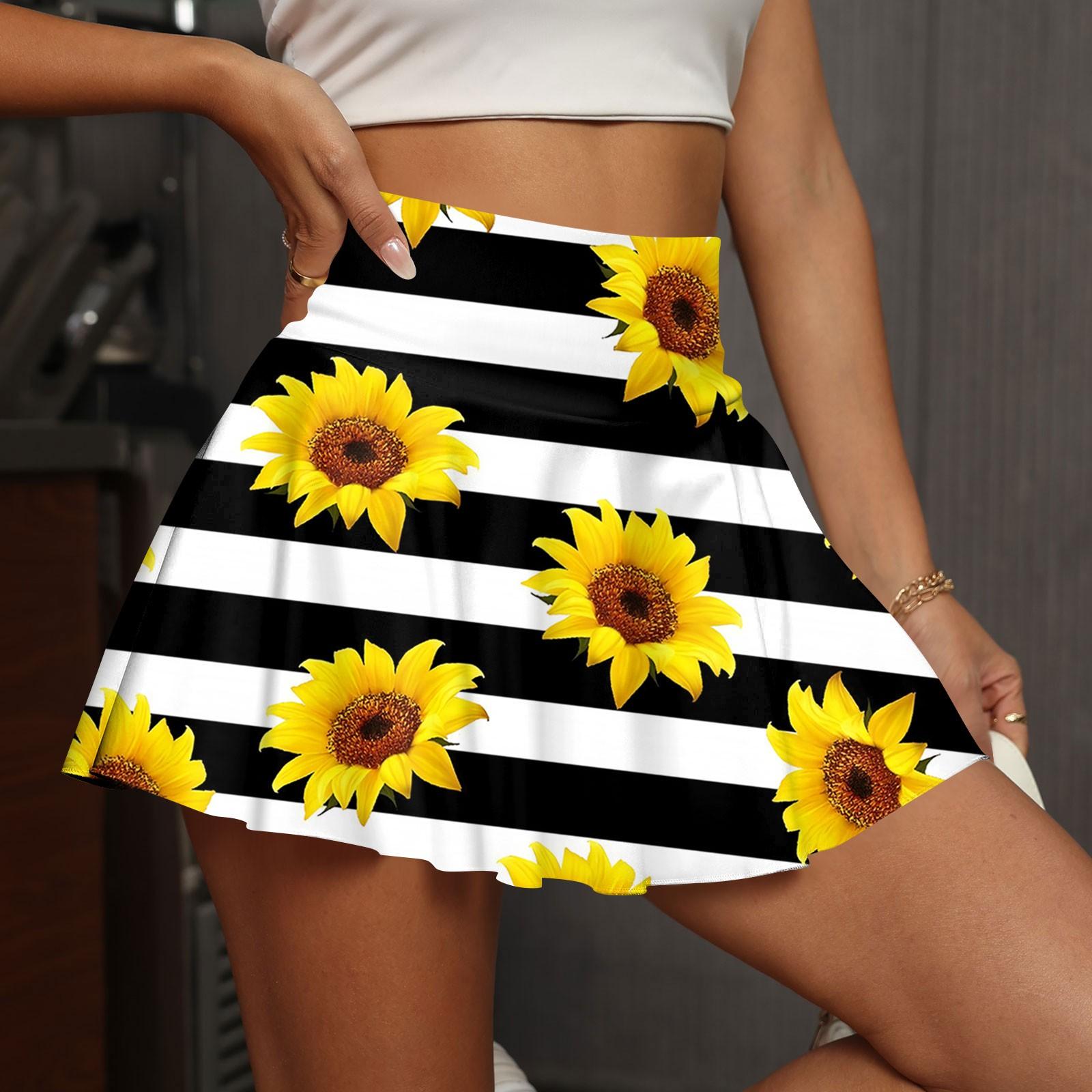 

Женские эластичные брюки для йоги, спортивные шорты с принтом, легкая юбка с высокой талией XL зебра