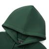 Li Ning Sports Lifestyle Series Loose Hooded American Print Letter Warm Fleece Casual Versatile Sweatshirt Women sweatshirt Maple-Green AWDU923-13