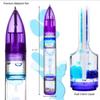 1Pc Liquid Motion Bubble Pen-Retractable Ballpoint,6 Colors, Anxiety Relief Stress-Free Writing, Cool Relax Pen For Study/Office