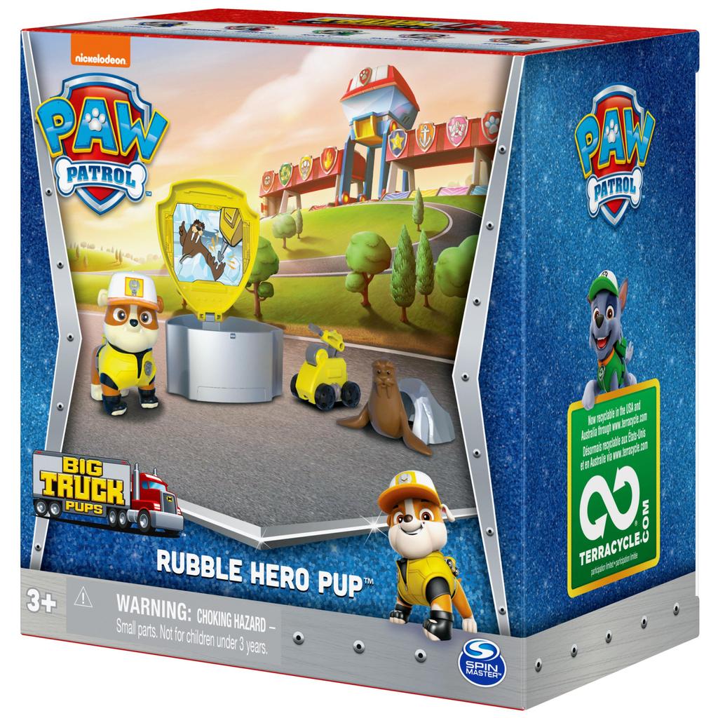 Paw Patrol Rubble Hero Pup Action Figure
