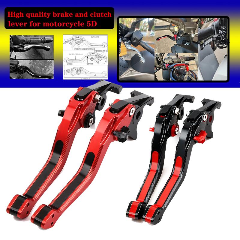 Motorcycle 5D Brake Clutch Lever FOR HONDA CBR500R CB500F CB500X CB400X Aluminum CNC Adjustable Motorbike Brake Lever