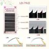 Abonnie LJ LB Pre-Bundled Bottom Eyelashes J B Camellia Lashes Automatic Fanning 5-7mm Eyelash Extensions Comic Lashes Manga
