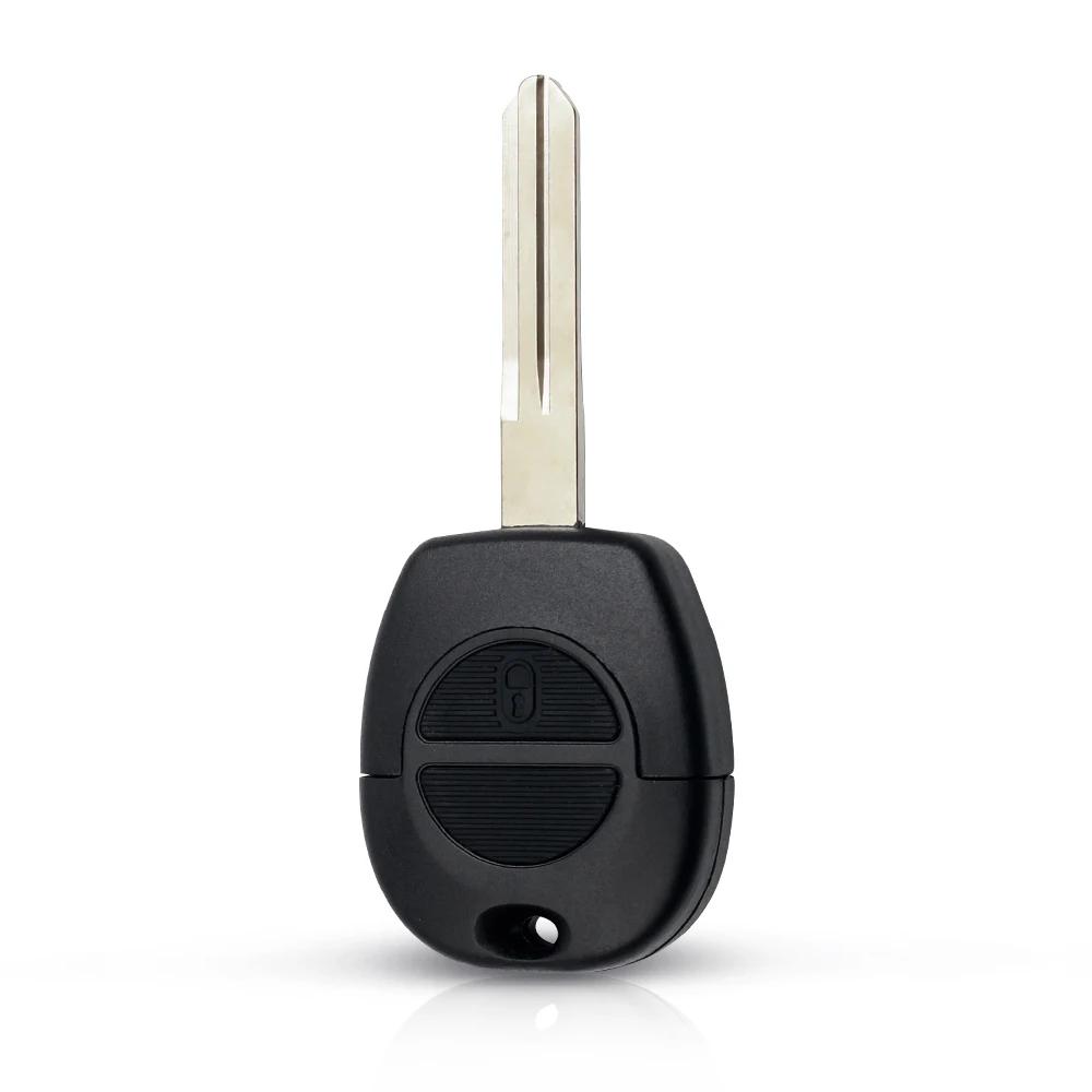 Dandkey Remote Key Shell Uncut Nsn14/Nsn11 Blade Case For Nissan Primera Micra Terrano Almera X Trail Fob 2 Buttons Flip Car Key
