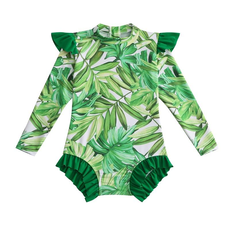 

Новый купальник для девочек Xingcheng Swimsuit Girls Training swimsuit One Piece swimsuit Long Sleeve Mermaid Children s swimsuit 104
