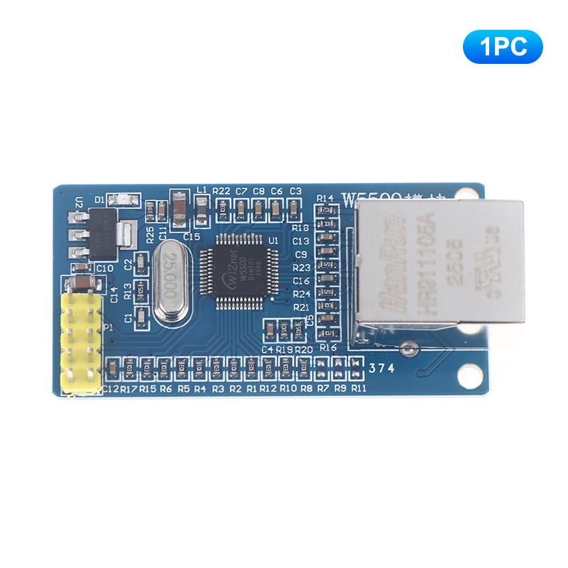 1/3Pcs W5500 Ethernet Network Module Hardware Spi Interface Full Hardware Tcp/Ip Protocol Stm32 Diy Projects For Arduino