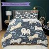 Vintage Pattern Bedding uilt Set uilt Cover Pillowcase Home Decoration Birthday Gift (1 * duvet cover + 2 * pillowcase without core)