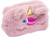 Astra Plush Pouch, Fluffy, Cosmetic Bag, Pencil Case, Unicorn