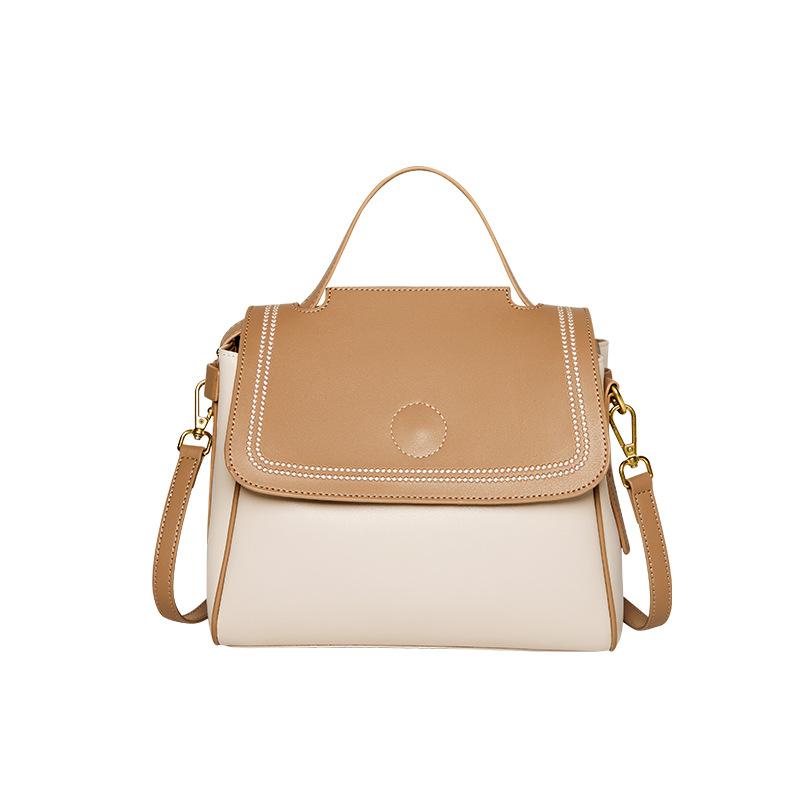 Mrs. Qiao Mother's Day Gift Bag 2025 New Women's Handbag Female Crossbody Bag Mom Bag Genuine Leather Women's Bag