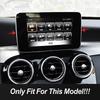 For Mercedes Benz C GLC Class W205 X253 2016-2018 Control Navigation Screen Panel Frame Trim Carbon Fiber Color Car Accessories