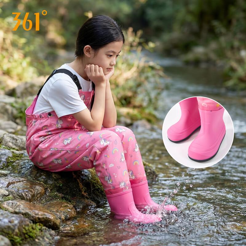 361° Kids  Waterproof Wader Pants with Integrated Water Shoes EU 30/31 (18.5cm)