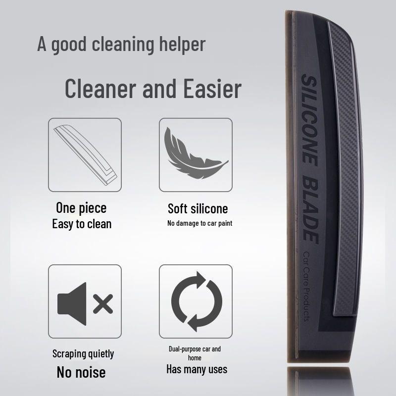 Silicone Car Wiper Blade & Squeegee: Gentle On Paint, Superior Glass Cleaning