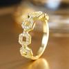 Mode XS Kette S925 Sterlingsilber Ring gestapelt mit leichtem Luxus Mode Partner elegantes und vielseitiges Schmuckstück