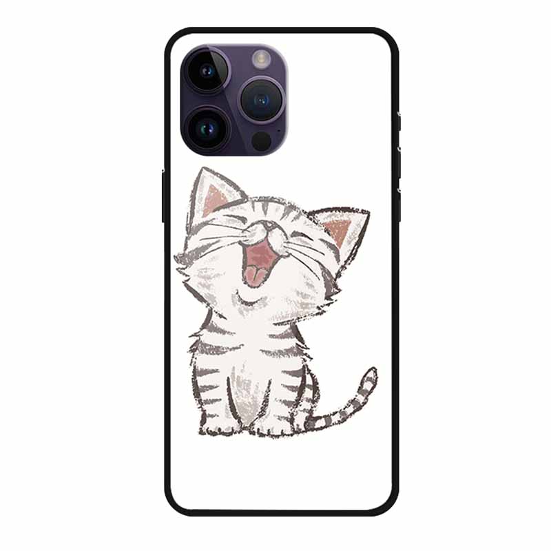 Glass Back Cover For iphone 16 Pro Max Phone Case 16Pro Max Hard Tempered Glass Case For iphone 15 Pro Max Case Soft TPU Bumper