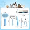 Cat Comb Pet Supplies Set, Dog Comb, Hair Removal and Cleaning Wonder, Special Cat Flea Comb