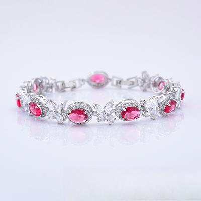 The 2024 New Korean Style Casual and Versatile Zircon Bracelet for Girls Features A Unique Floral Design That Is Light Luxurious and Exquisite