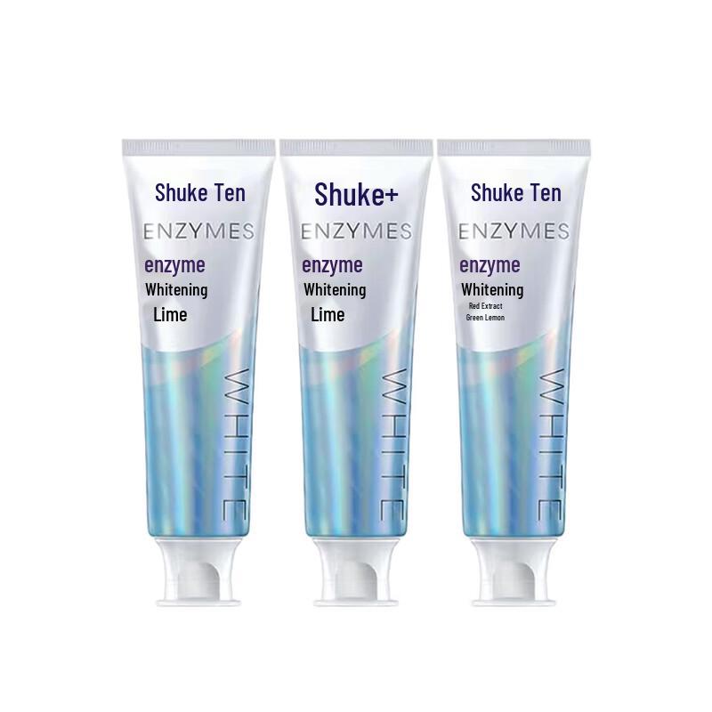 Shuke Fresh Lime Brightening Enzyme Toothpaste 3-Pack