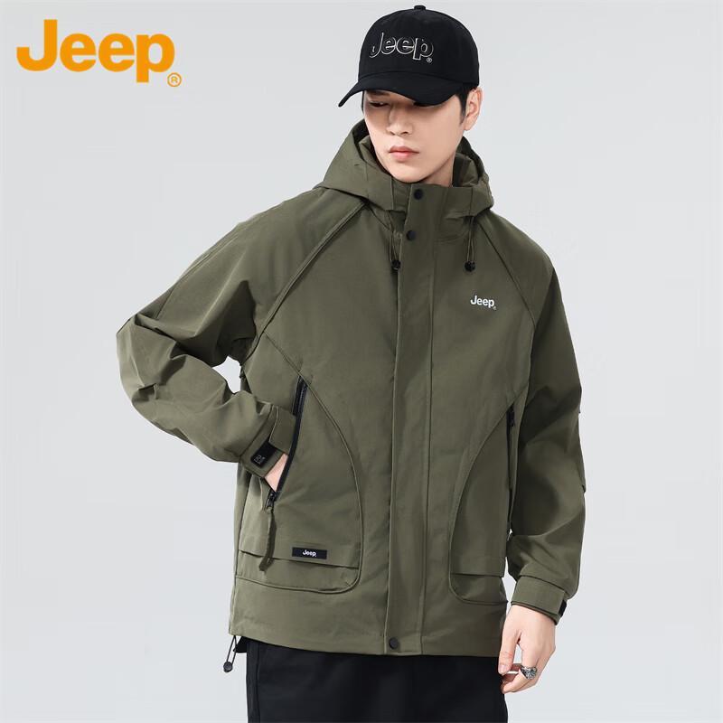 Jeep Men's Autumn Breathable Casual Jacket