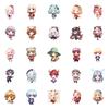 50 Cute Hand-Drawn Cartoon Girls Graffiti Stickers Decorating Luggage Helmet Skateboard Ice