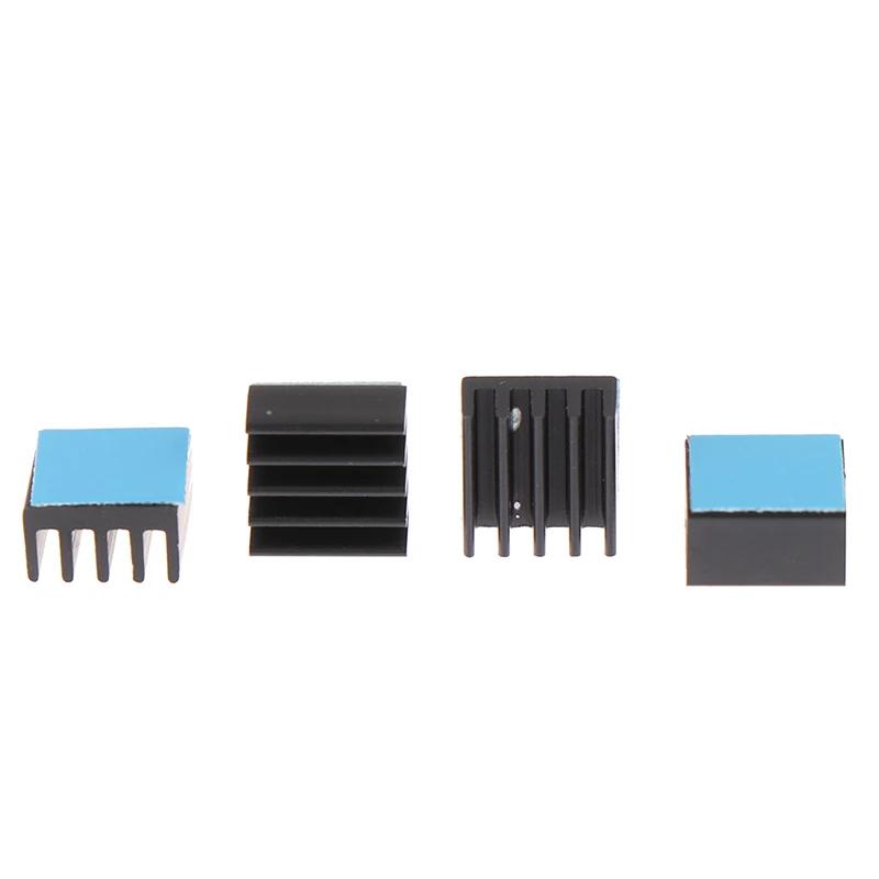 10pcs 8.8*8.8*5mm Aluminum Heatsink Radiator Cooler With Tape Applied