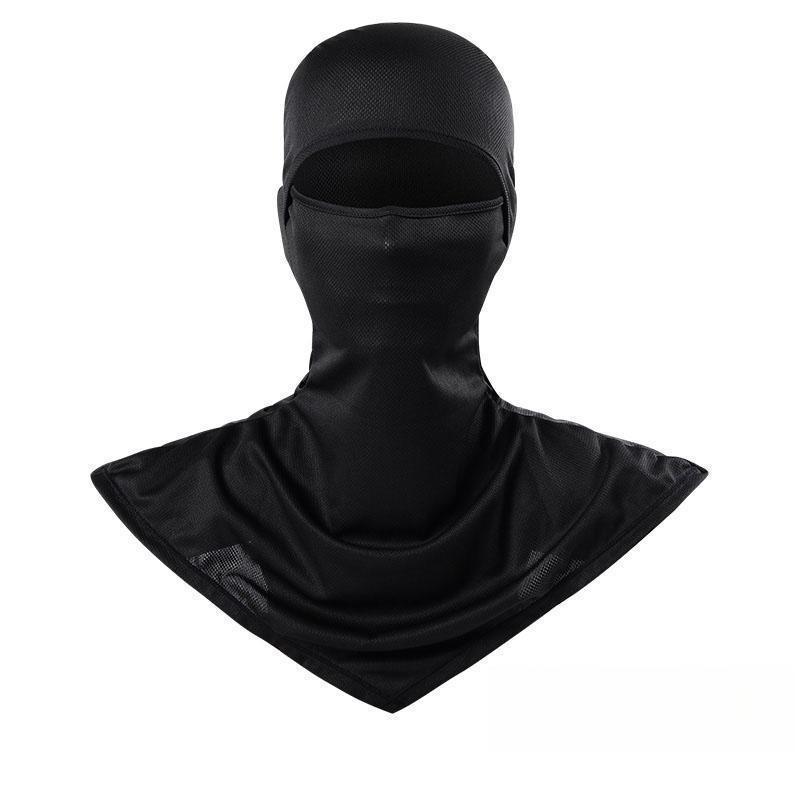 

1 Piece Balaclava Face Cover Sun Protection Neck Cover Summer Balaclava Motorcycle Face Mask for Men Women Average Size чёрный