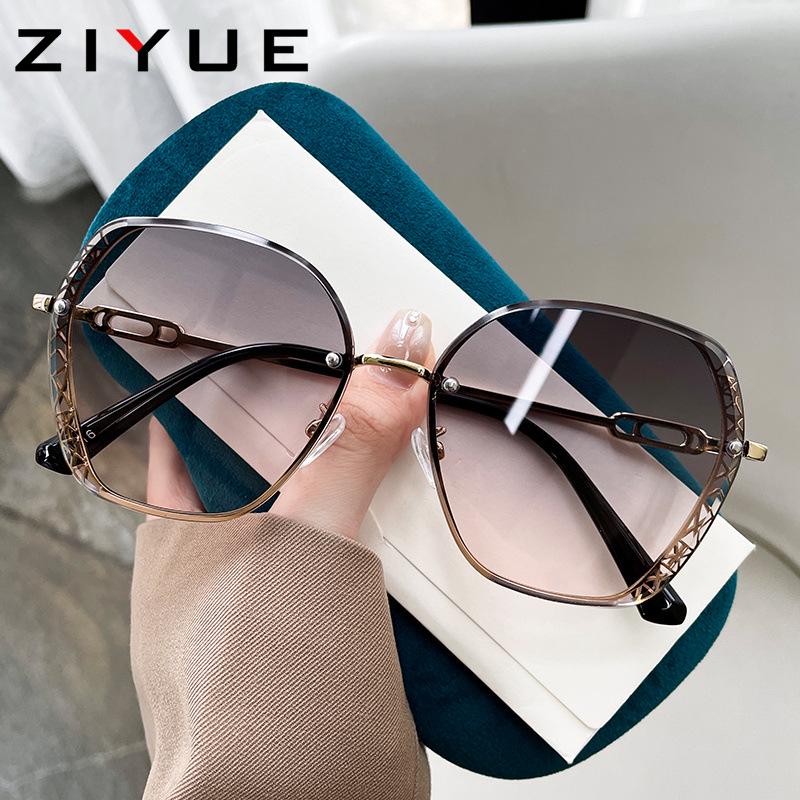 

Унисекс Солнцезащитные очки с полигональной оправой с защитой от УФ-лучей - Стильные солнцезащитные очки и очки для вождения