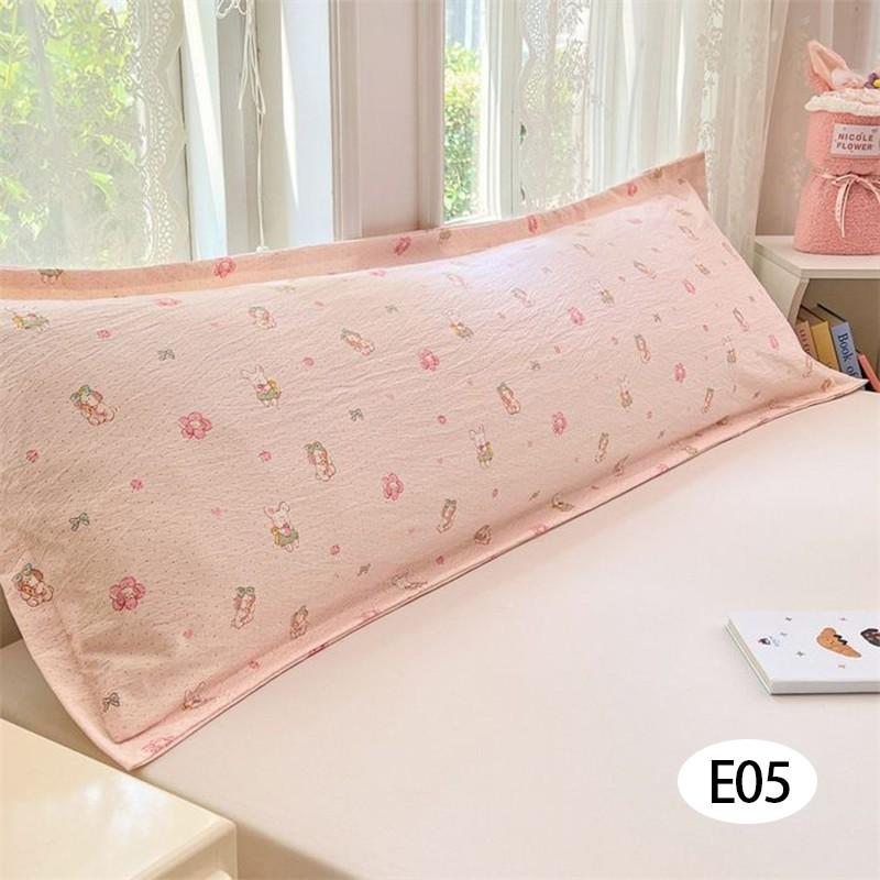 1PC 48x74/120/150/180cm Cotton Floral Body Pillowcase Rectangle Long Pillowcase Home Pillow Slip Bed Home Decoration