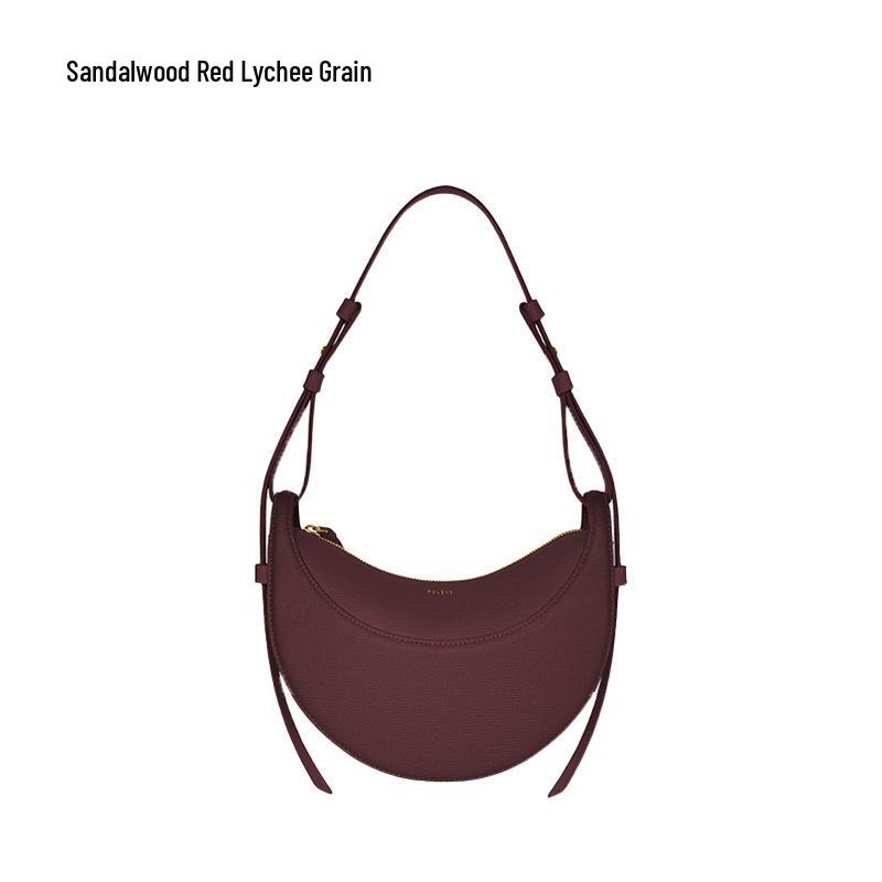 Bolsa de sillín: Diseño Urbano Francés, Cuero Genuino, Bolso de Hombro Único/Bandolera para Mujer