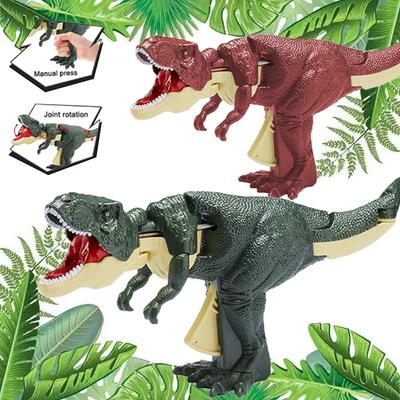 Children's Dinosaur Fidget Toy Decompression Telescopic Spring Swing Creative Battery Operated Swing Arm Toy Christmas Gift