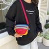 Damen Colorblock Leichte Umhängetasche – Vielseitige Mehrschichtige Sport- und Wander-Mini-Schultertasche