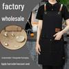 Waterproof Oil-Proof Canvas Apron With Logo for Home & Catering