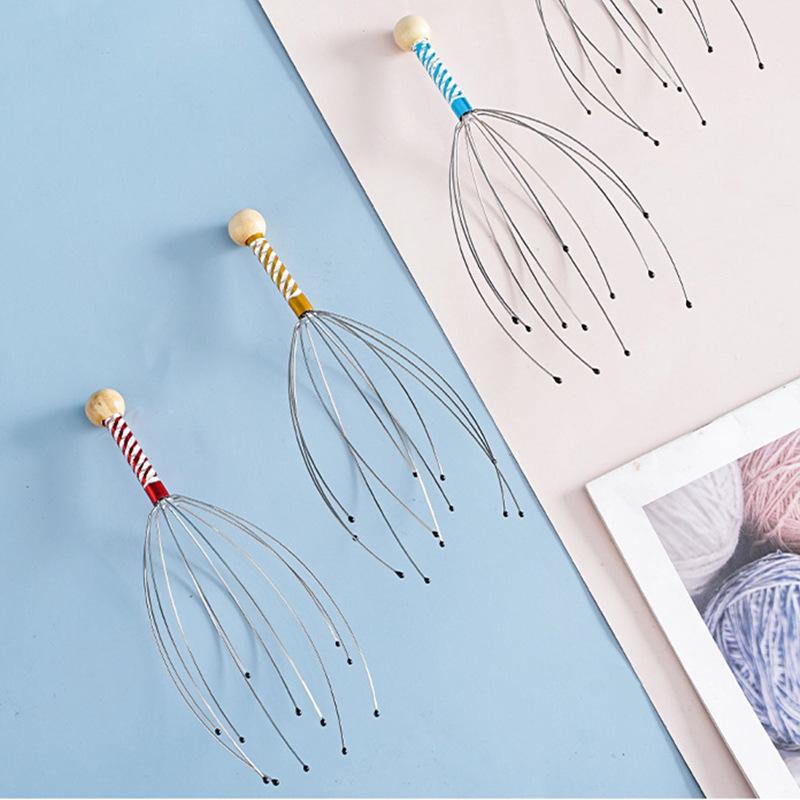 Octopus Scalp and Head Massager with Five Claw Design