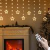 USB Powered Christmas Star Light String Flexibily Cartoon Christmas Tree Lamp Dimmable Hangable LED String Lights Birthday Party