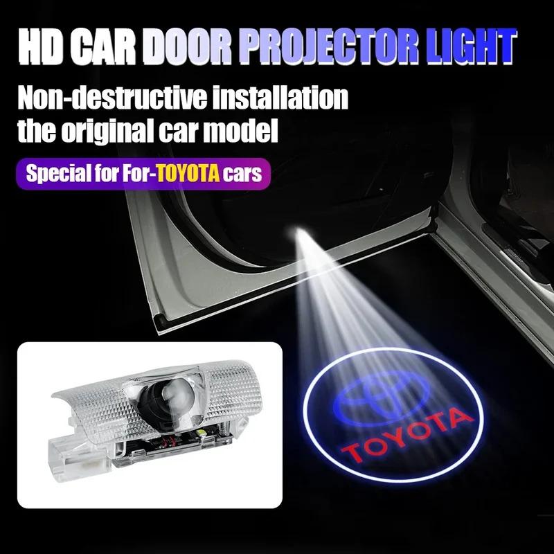 

Car LED HD Projector Lamp Car Door Welcome Lights For Toyota Corolla Camry Prius Prado Venza Land Cruiser Sequoia Previa Sienna 2pcs