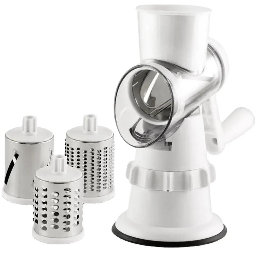 3 In1 Vegetable Slicer Chopper Grater Manual Kitchen Tools For Cucumber Carrot Cutter Garlic Round Mandolin Shredder Potato Home