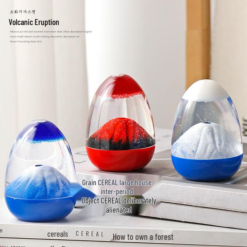 Internet Celebrity Stress Relief Hourglass: Oil Slide Water Drop Acrylic Ornament for Students, Perfect Small Gift
