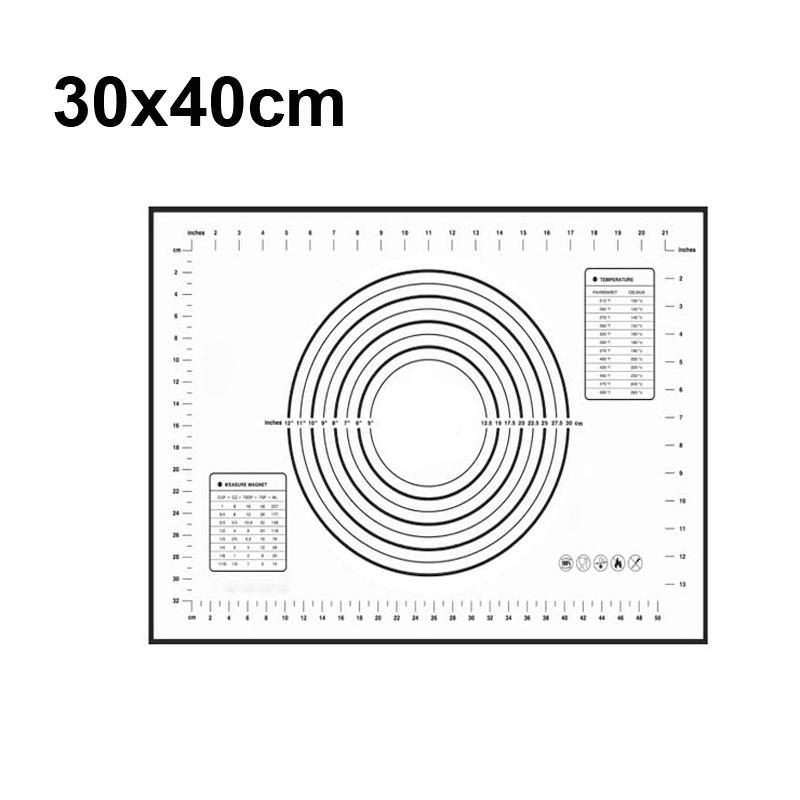 

Rolling Mat Kneading Mat Thickened Pizza Dough Mat Household Panel Baking Tools Silicone Baking Mat Kitchen Tools Non-stick Pad