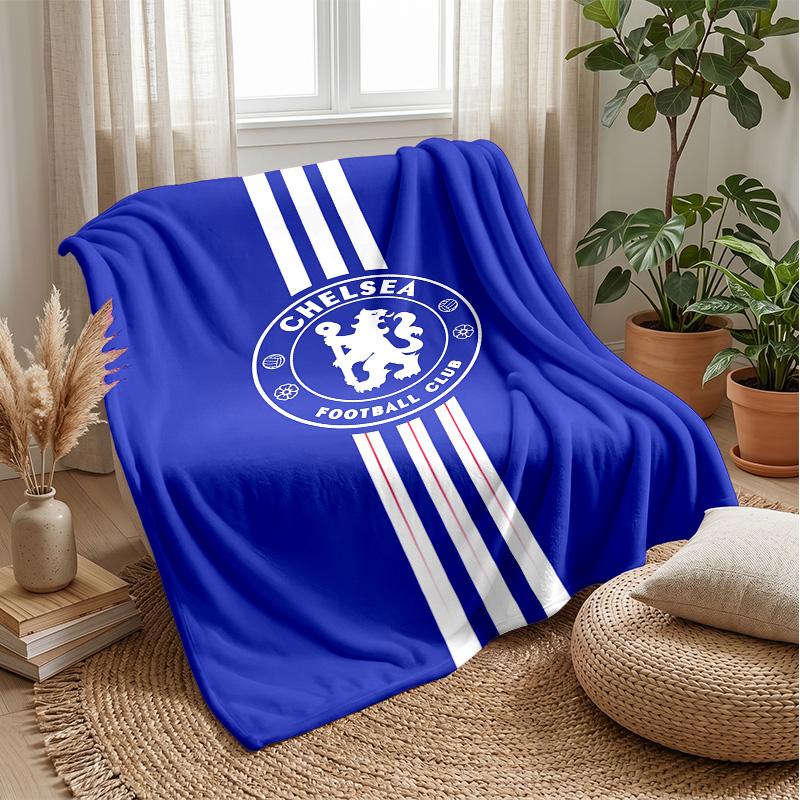 Chelsea FC Theme blanket Soft Flannel Fleece Blanket Warm Lightweight Throw Blanket for Home Sofa Bed