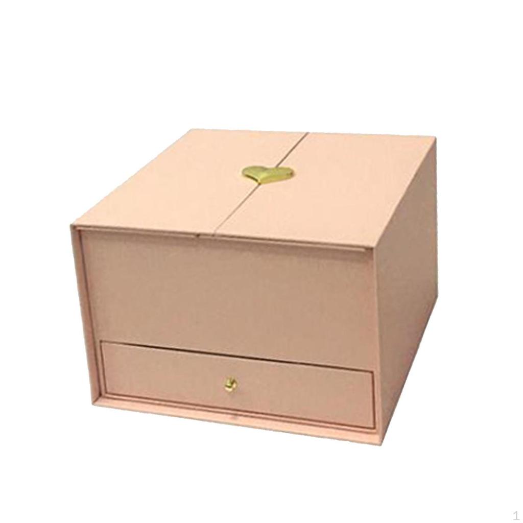 Empty Flower Arrangement Gift Box 9.8x9.2x6inch Cardboard Material Versatile with Drawer for Florist