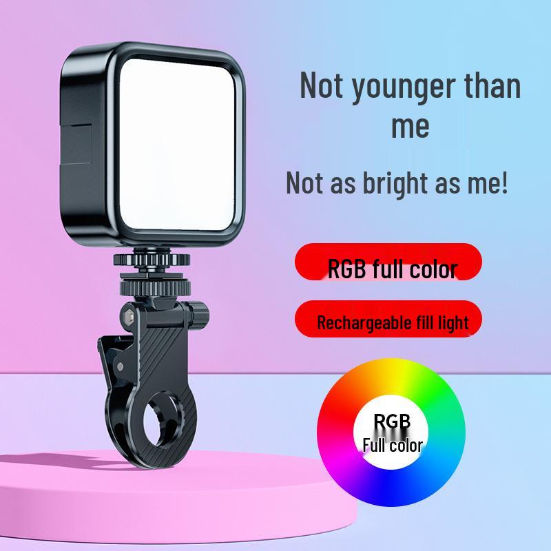 Přenosné LED selfie přisvětlení pro telefon a fotoaparát