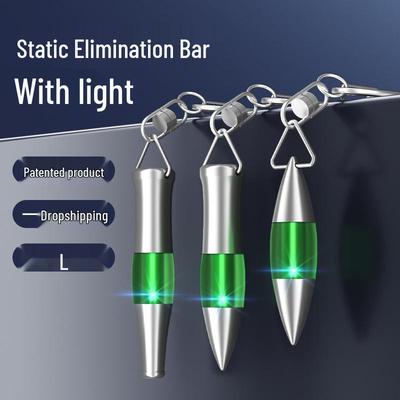 Anti-Static Car Keyring Pendant - Static Eliminator Discharge Chain for Men and Women
