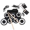 Portable Foldable USB Electronic Drum Set - Silicone Jazz Practice Kit