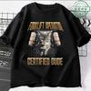 Gabelstaplerfahrer Lustiges Katzen-Meme Grafik T-Shirt Herren Damen Mode Übergroßes Kurzarm-T-Shirt Retro Hochwertige Baumwoll-T-Shirts