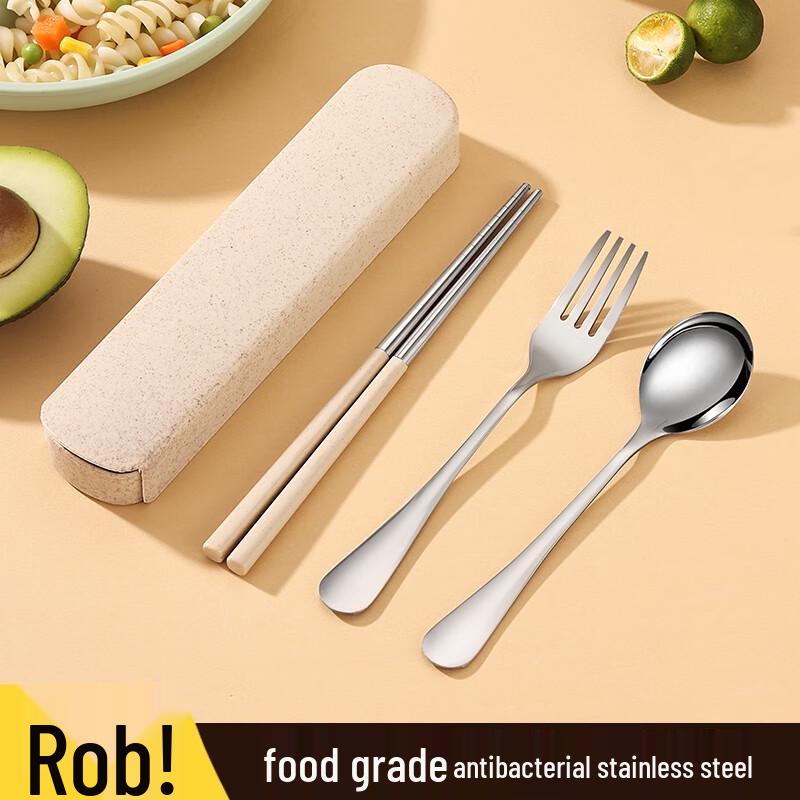 Portable 316 Stainless Steel Cutlery Set