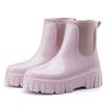 rain shoes women's short non-slip waterproof shoes new adult fashion rubber shoes platform jelly rain boots water boots