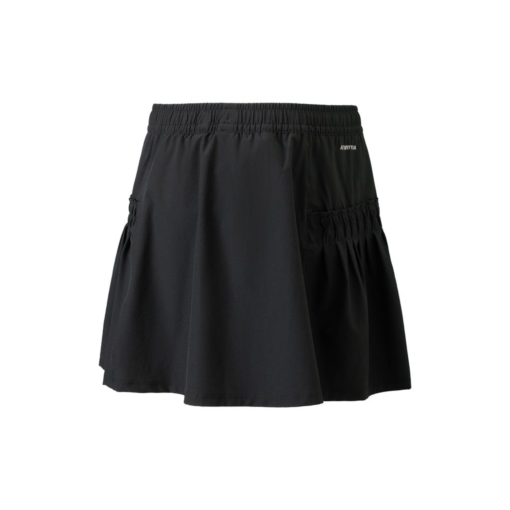 Li Ning Badminton Series Sports Simple Solid Color Quick-Dry Comfortable Skirt Women Skirts Black ASKV010-1