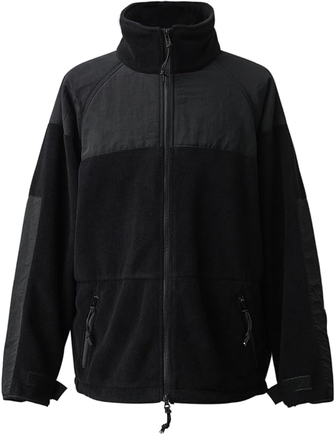 WAIPER US Military ECWCS GEN2 Fleece Jacket POLARTEC CLASSIC 300 [WP1018] (JP, Alphabet, M, BLACK)