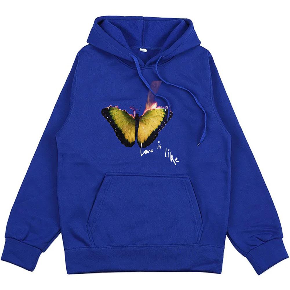 Love Is Like Hoodies Men Women Clothing Album Graphic Printing Sudaderas Hooded Long Sleeve Male Pullovers