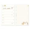 Midori 2026 Planner Refill, B7, Weekly, Cat Pattern, 27918006 (Starts January 2026)