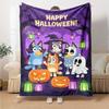 1pc Halloween Ghost Soft Warm Throw Blanket Nap Blanket For Couch Sofa Office Bed Camping Travel,Comfortable