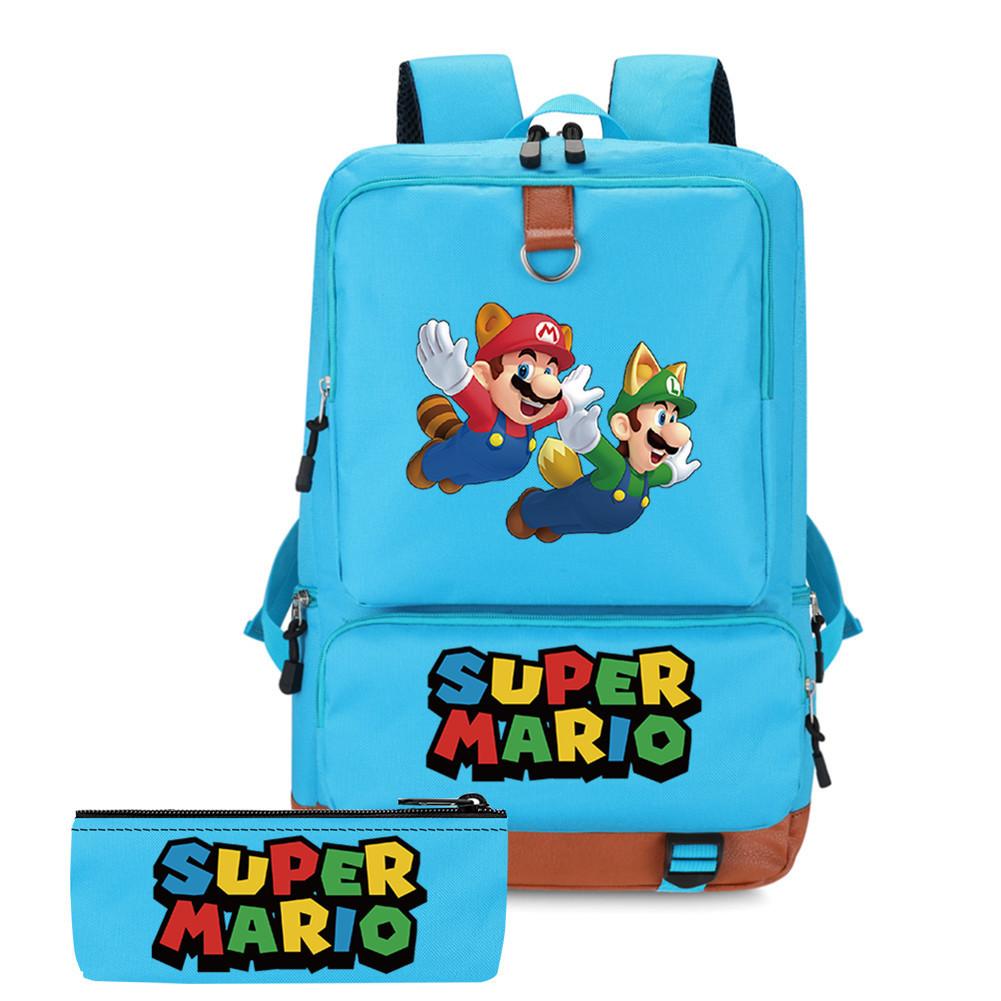 Cartoon Backpack, Primary And Secondary School Schoolbag, Backpack, Pencil Case, Two-Piece Set, Computer Bag.